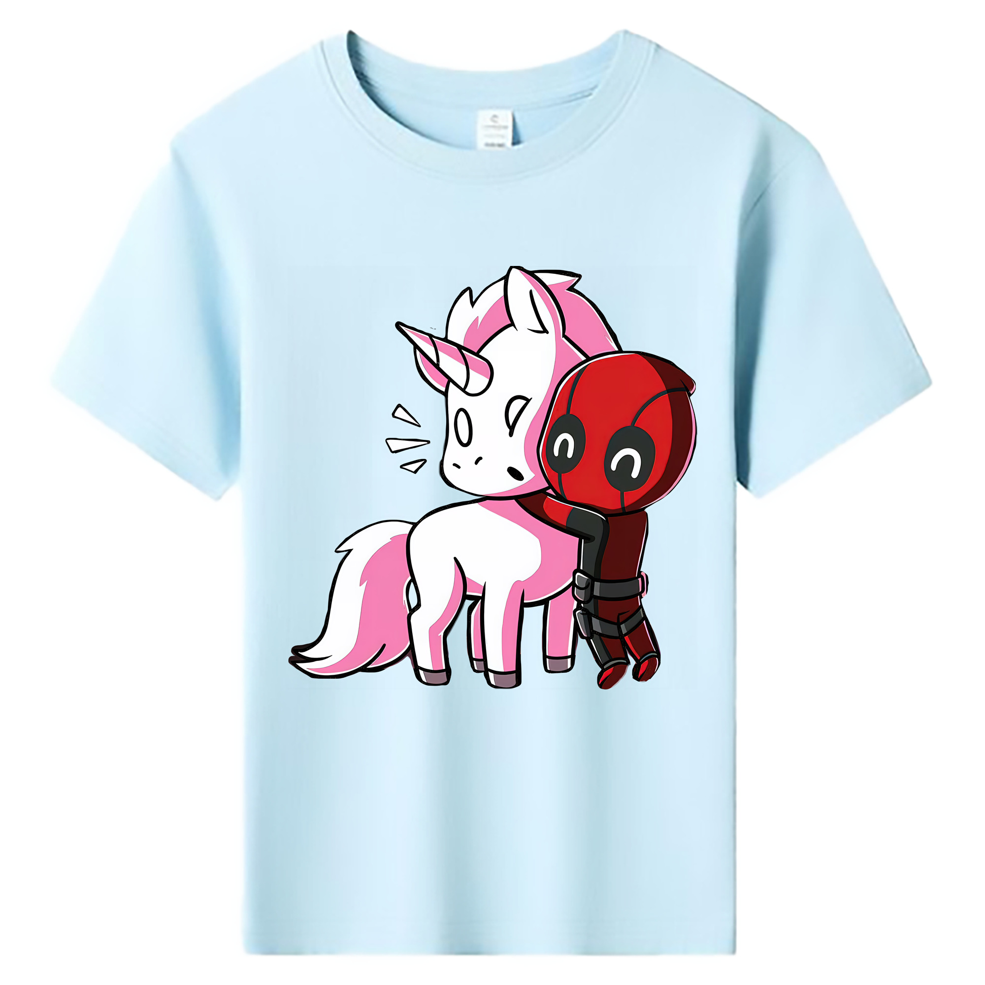 （画像用） Deadpool デッドプール 綿100％キッズTシャツ（フロントプリント）